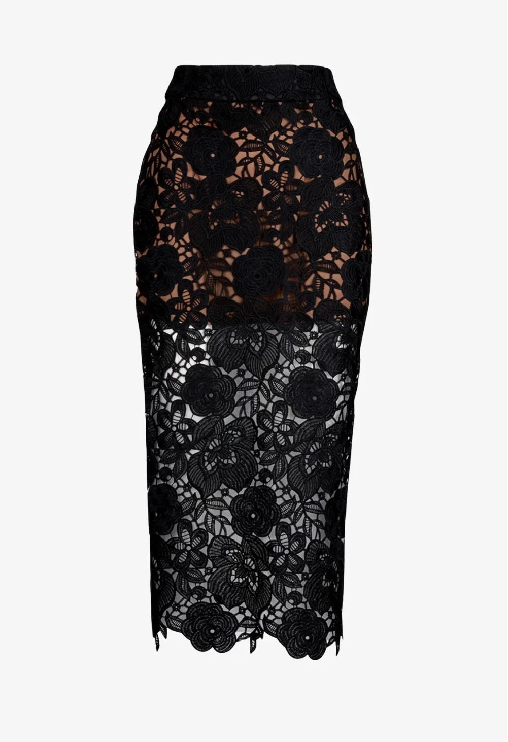 Lace Pencil Skirt