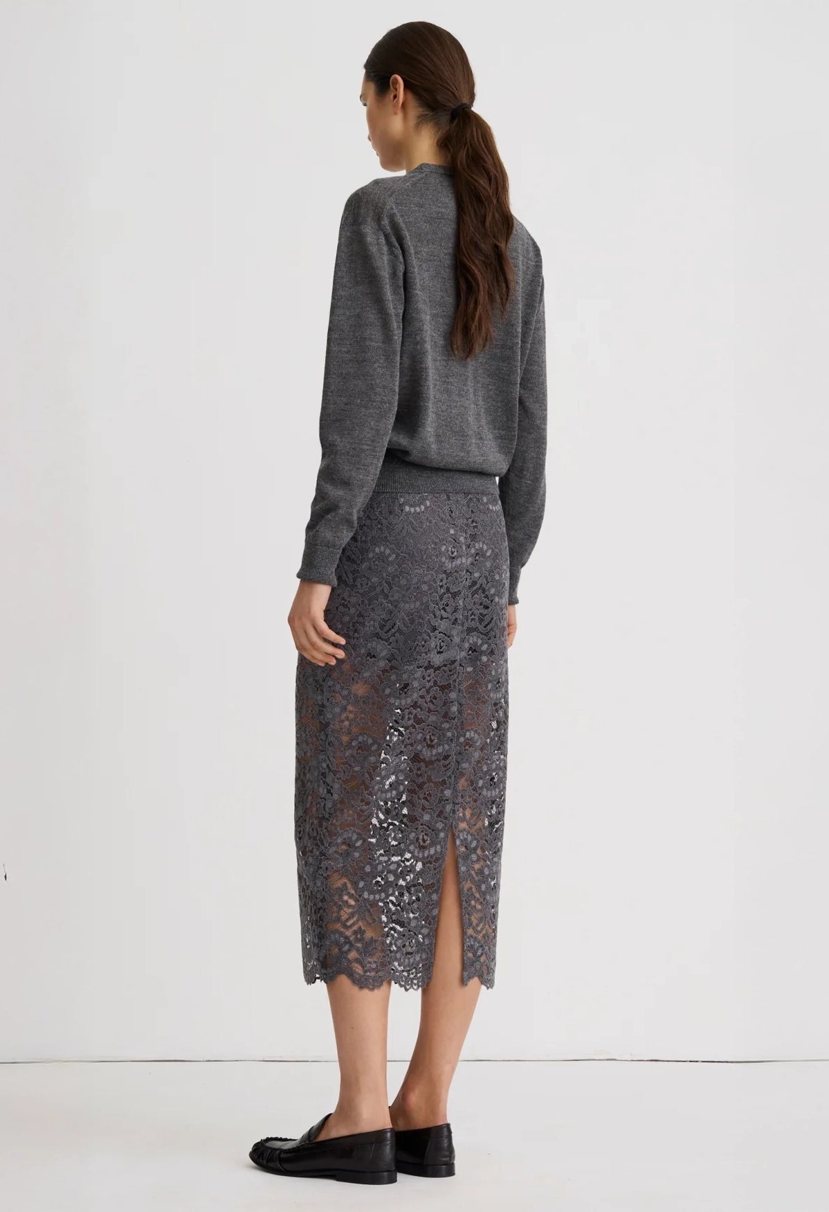 Lace Pencil Skirt