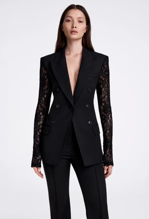 Lace Sleeve Not A Db Blazer