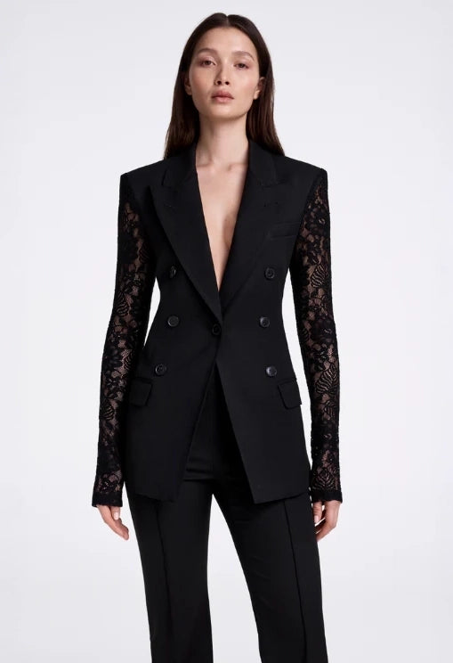 Lace Sleeve Not A Db Blazer