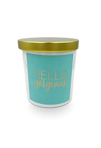Large Hello Gorgeous Candle - Unscented