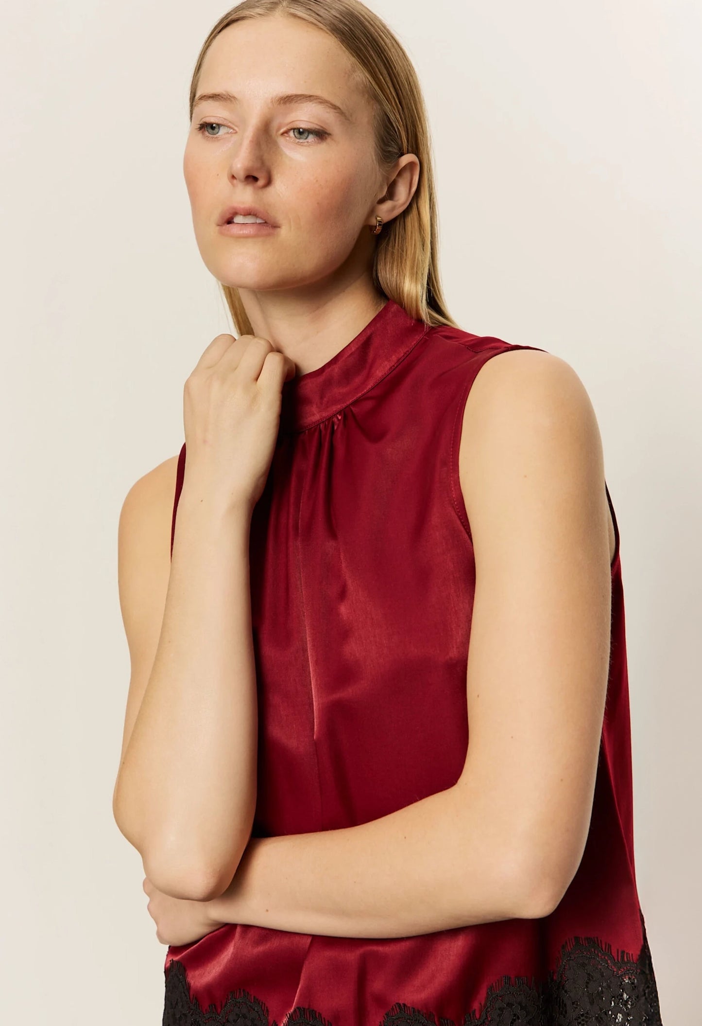 Late Night Satin Tank