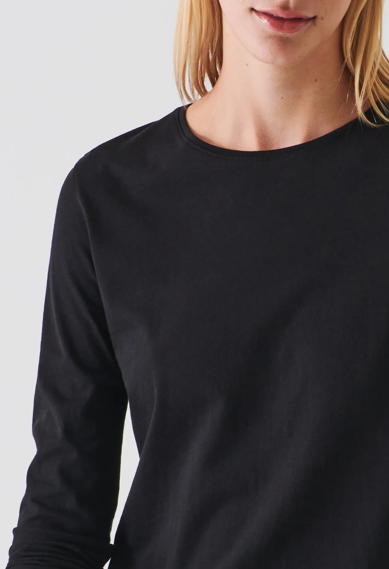 Long Sleeve Lightweight Pima Cotton T-Shirt