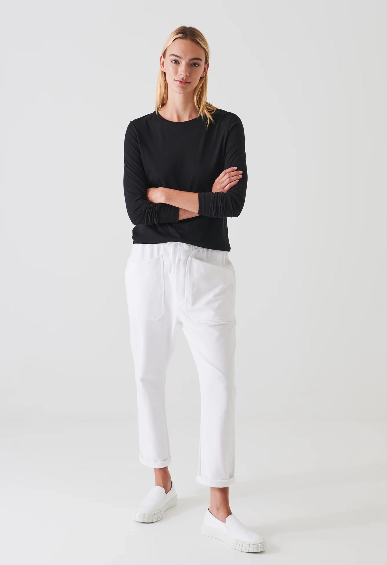 Long Sleeve Lightweight Pima Cotton T-Shirt