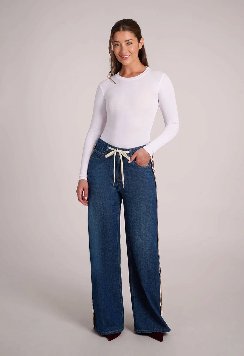Lily Wide Leg High Rise 32"