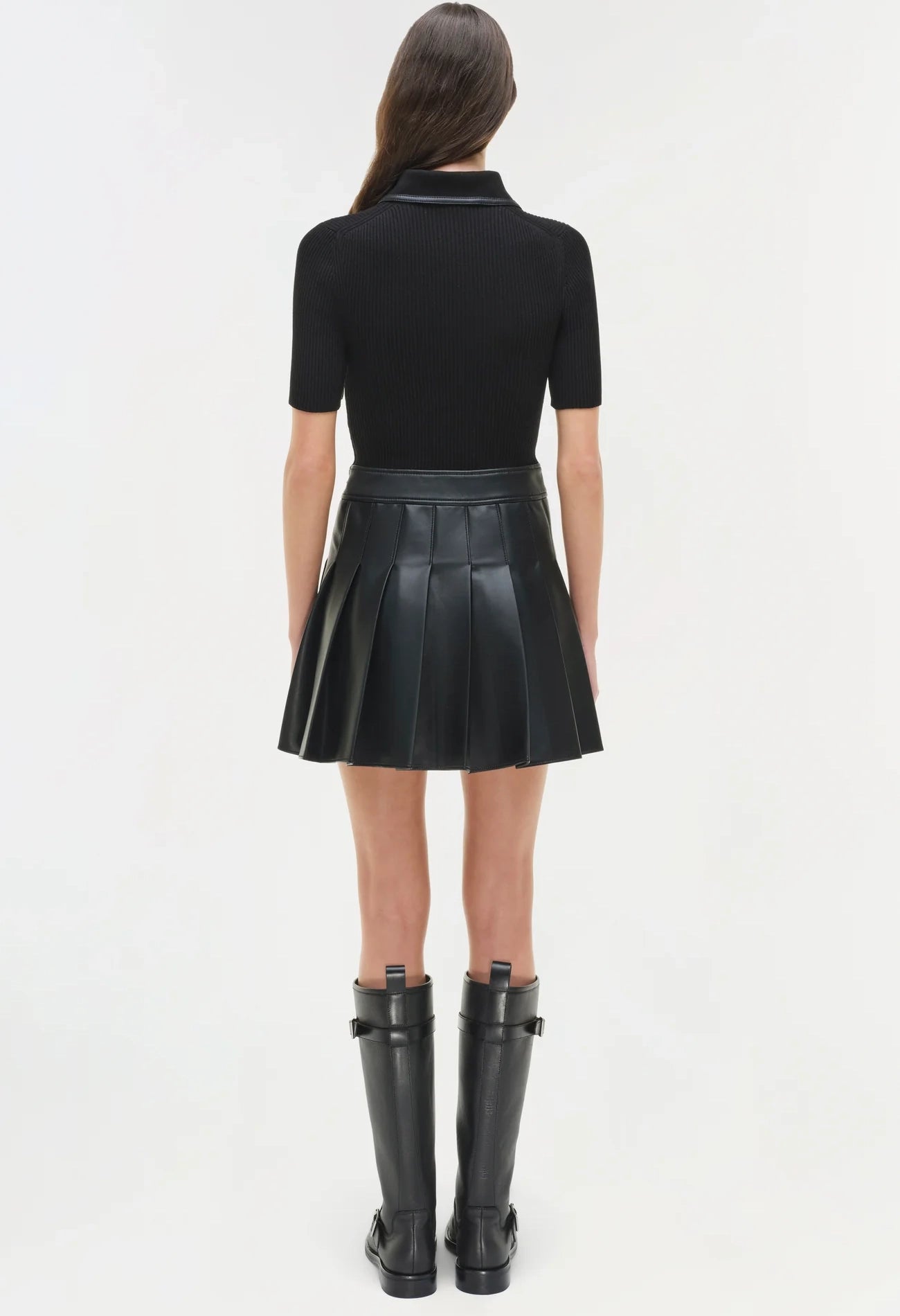 Linnie Knit Combo Midi Dress