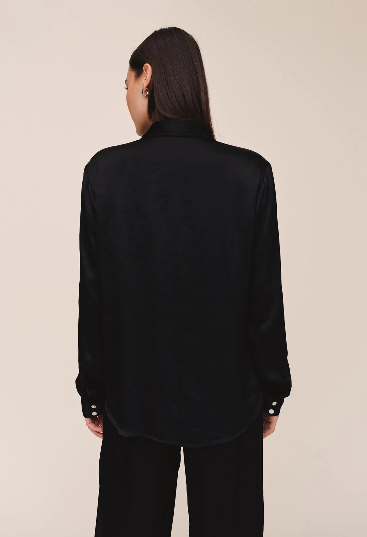 Long Sleeve Clean Button Down Shirt