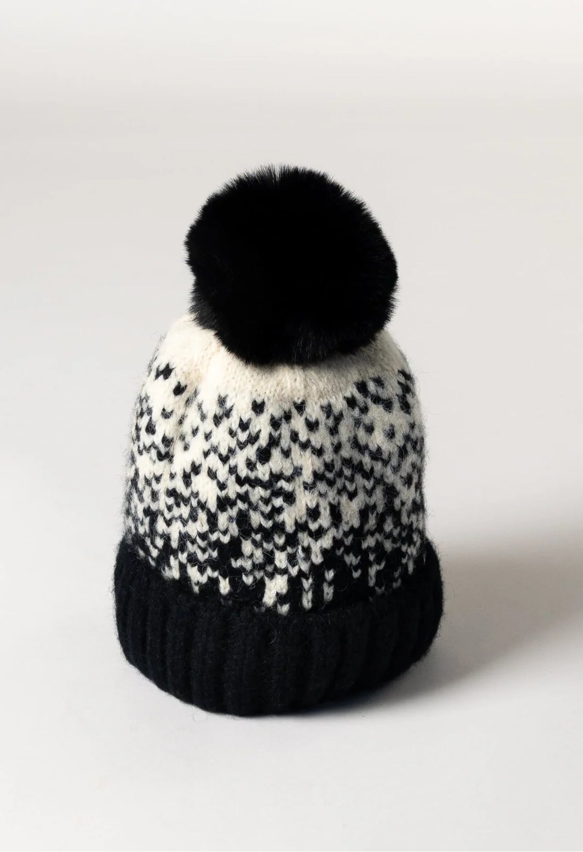 Lined Faux Fur Pom Pom Hat