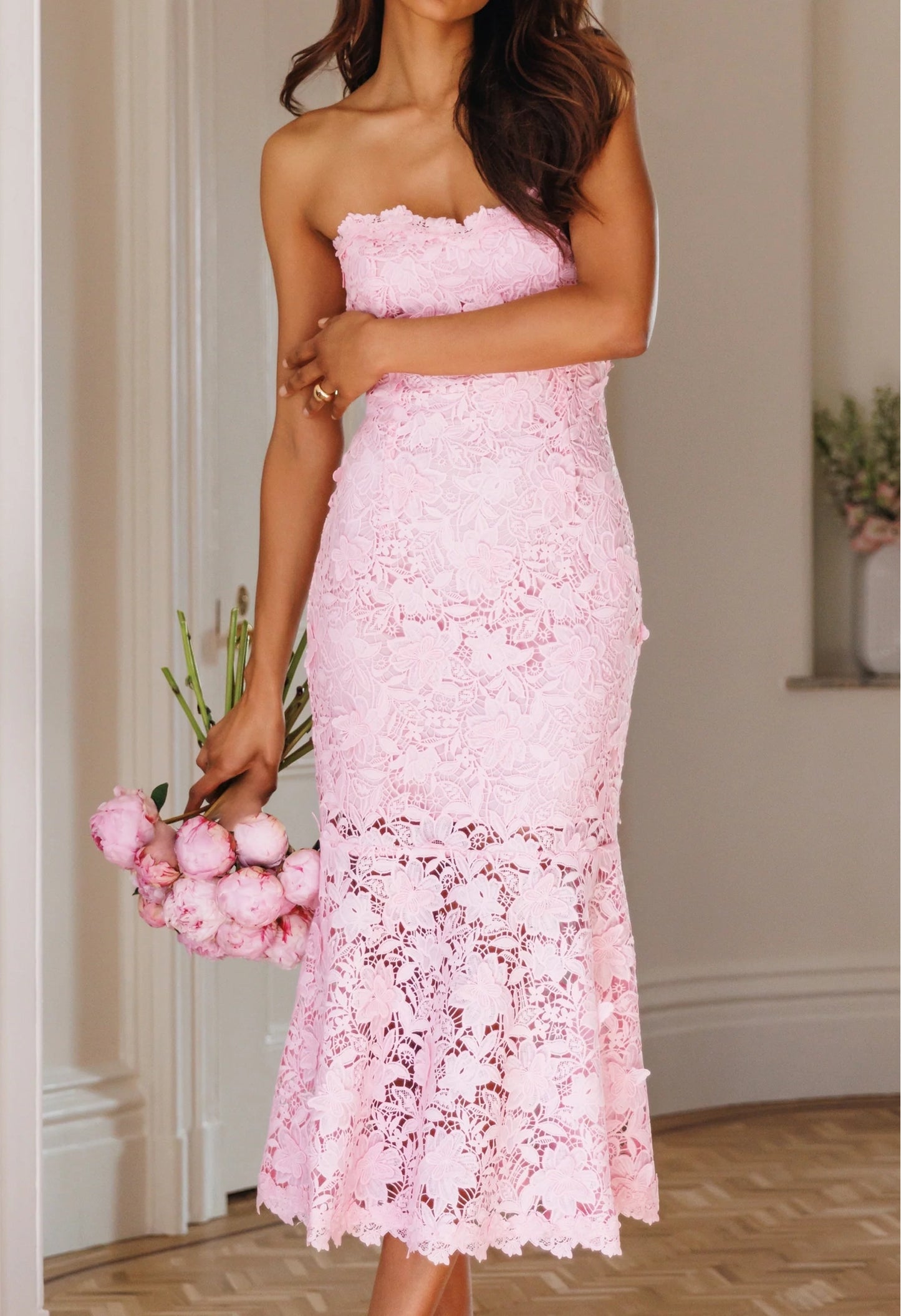 Makaia 3D Butterfly Lace Dress
