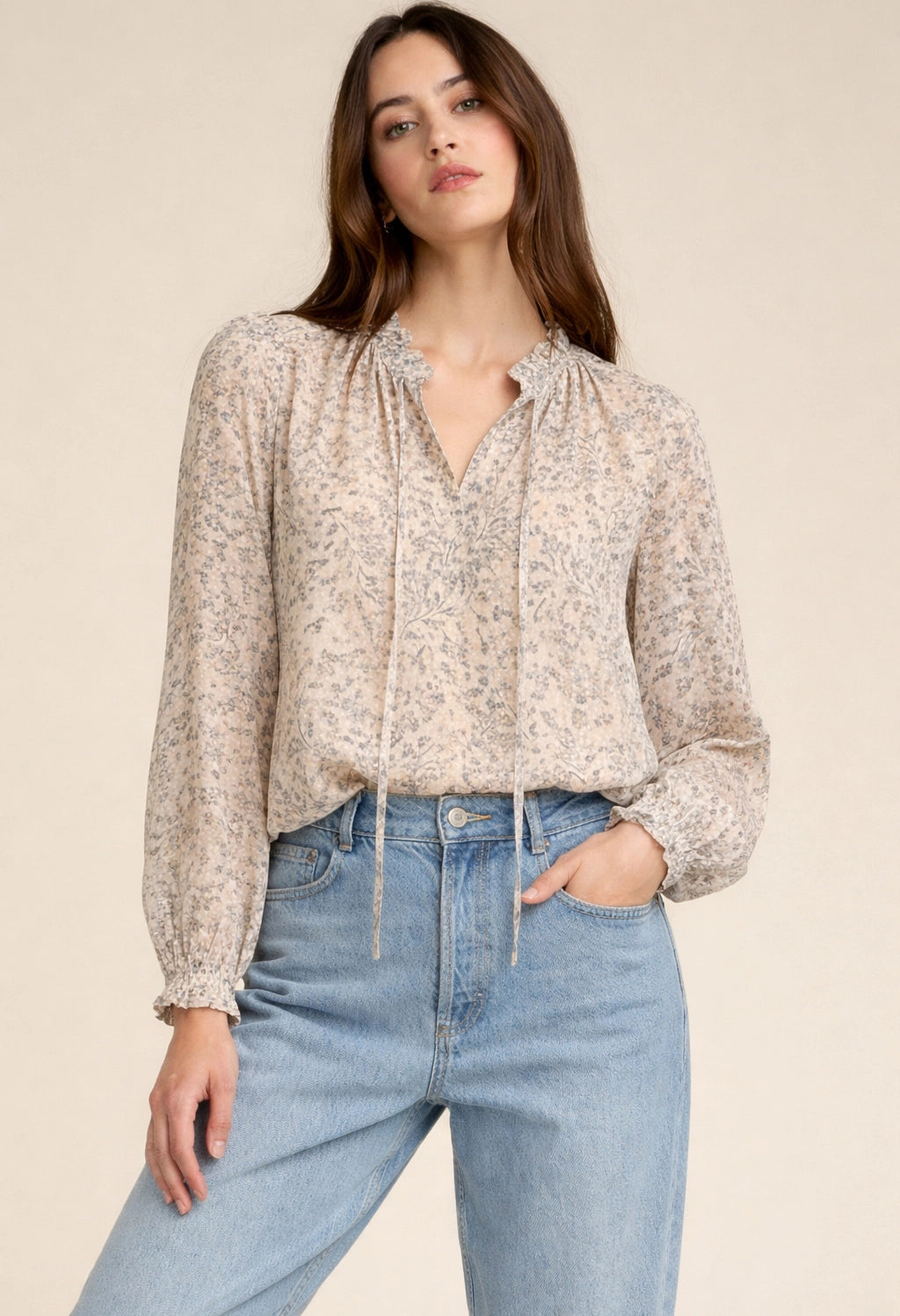 Mara Flora Print Top