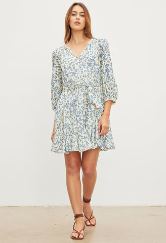 Mariah Floral Cotton Dress