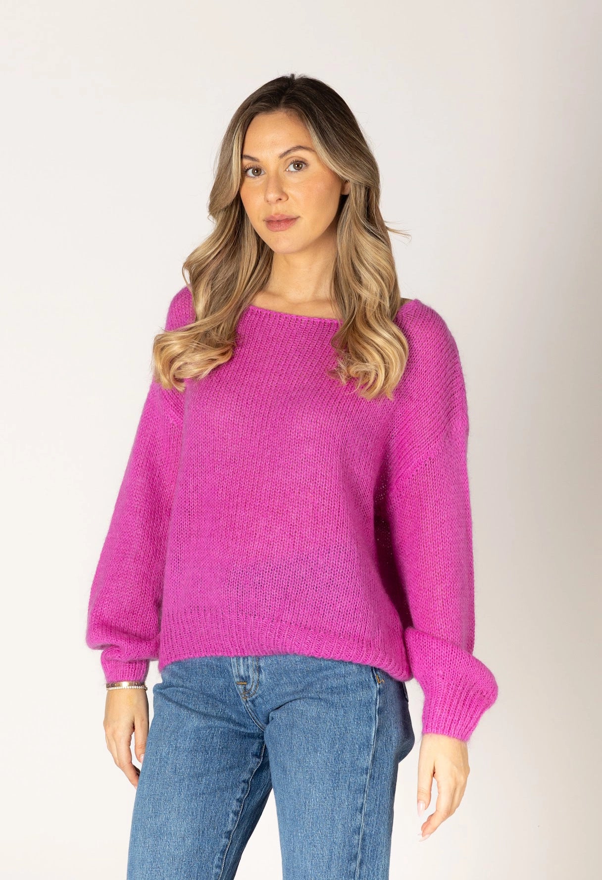 Marigold Mohair Pullover Sweater