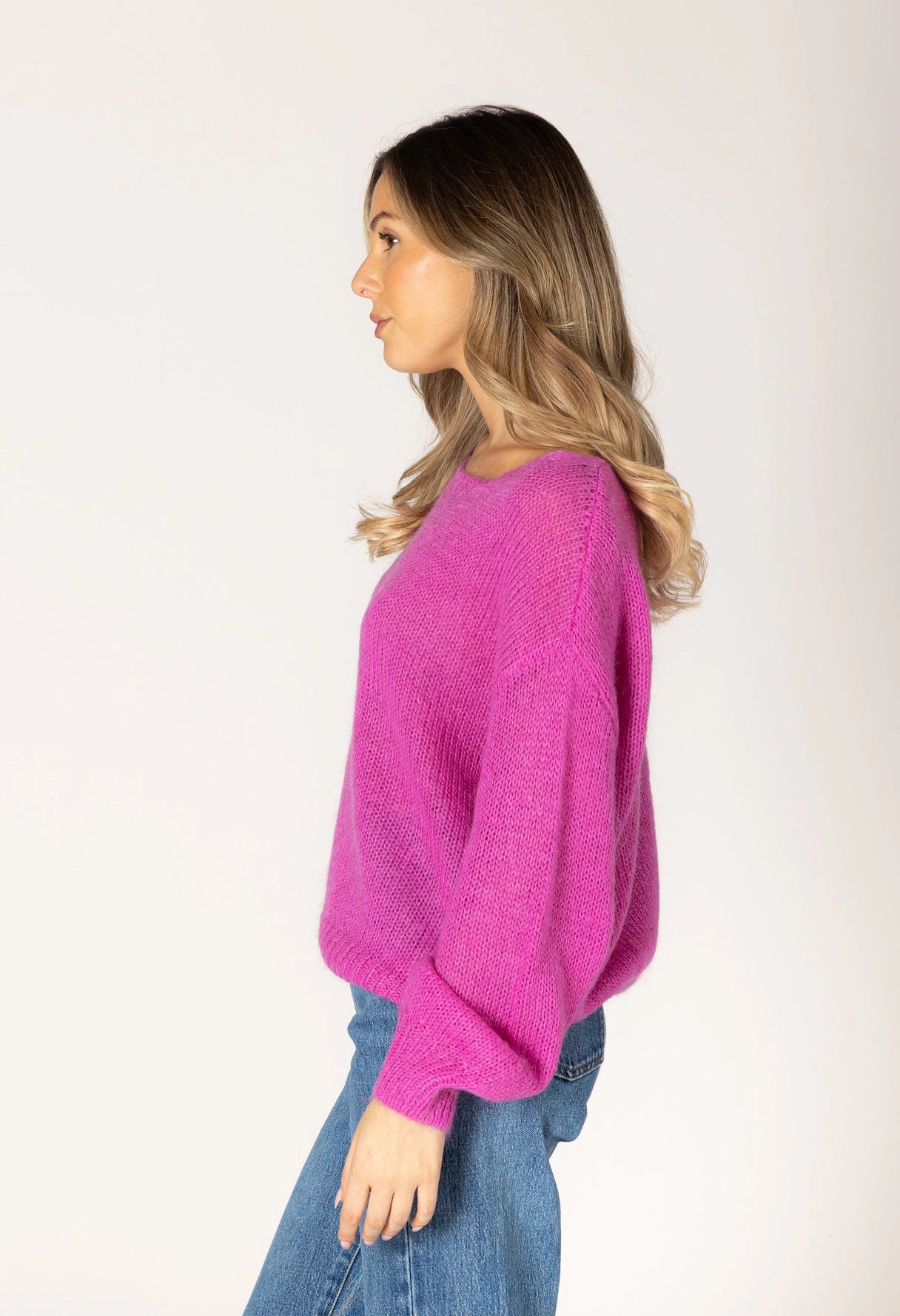 Marigold Mohair Pullover Sweater
