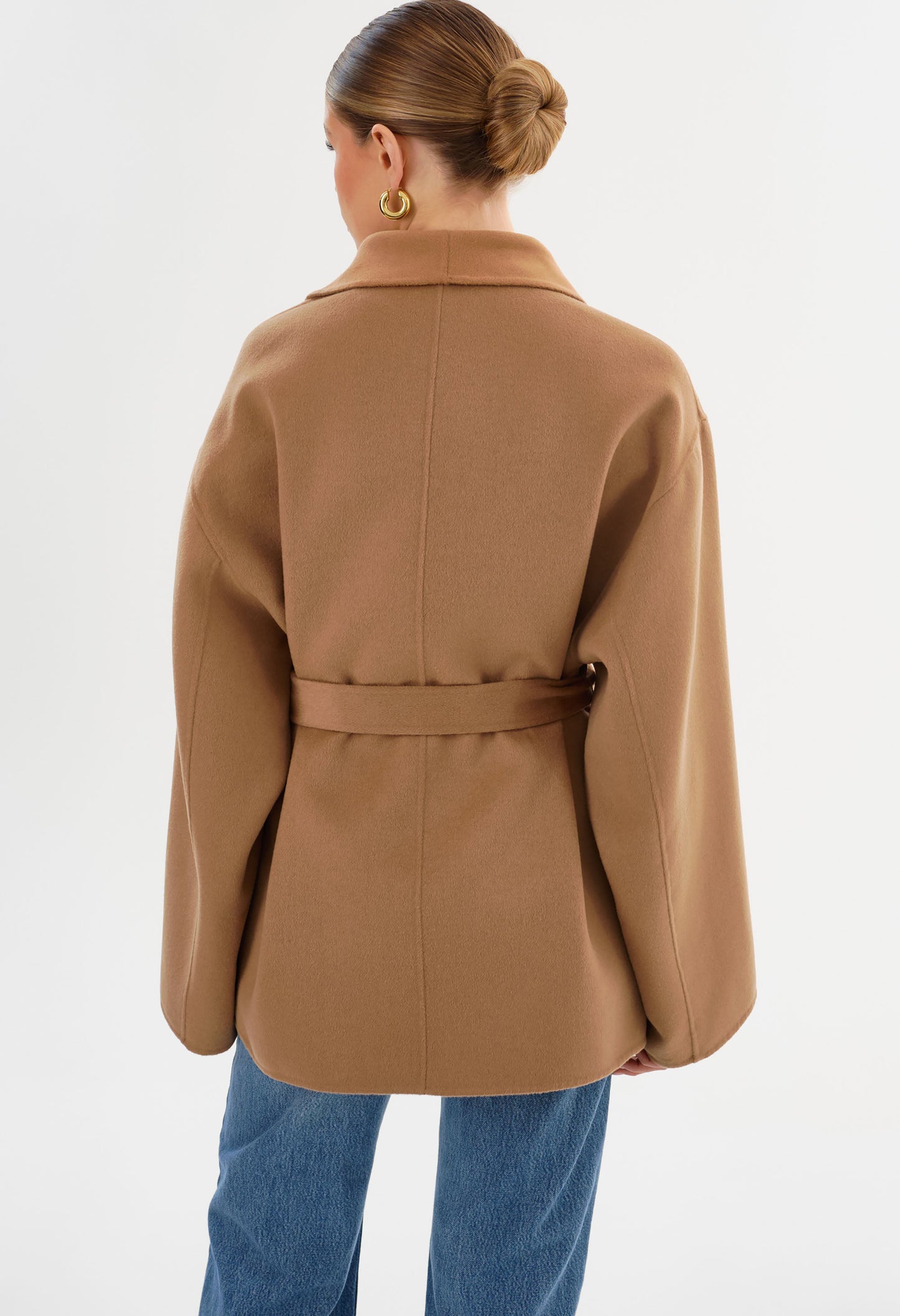 Mekia Belted Wool Coat