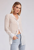 Mercy Polka Dot Georgette Shirt