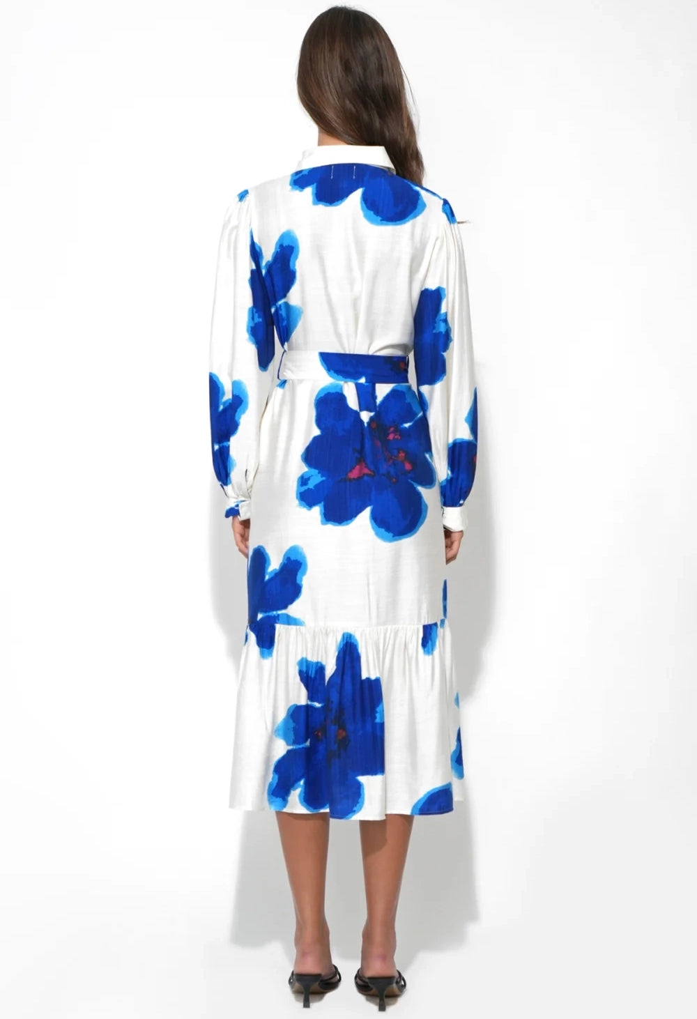 Mila Button Up Printed Floral Dress