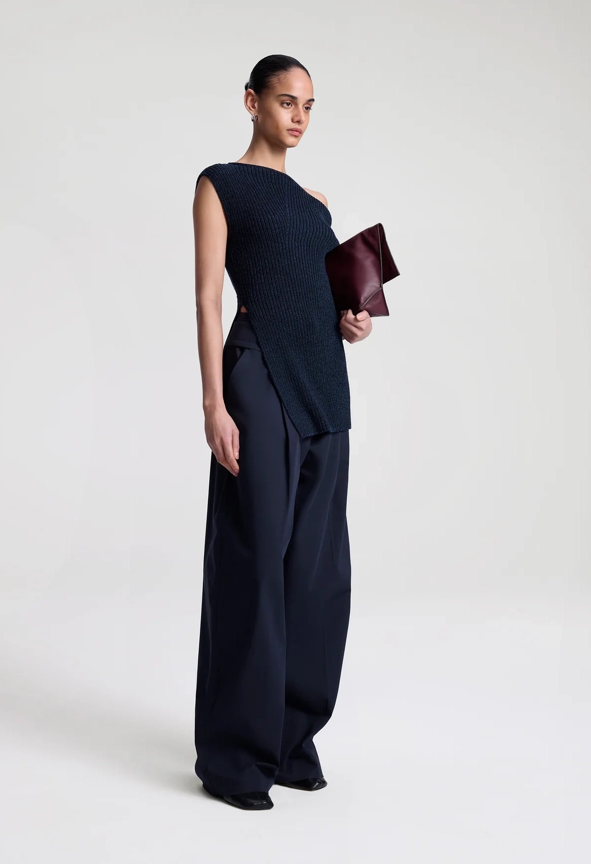 Millie Knit Asymmetrical Top