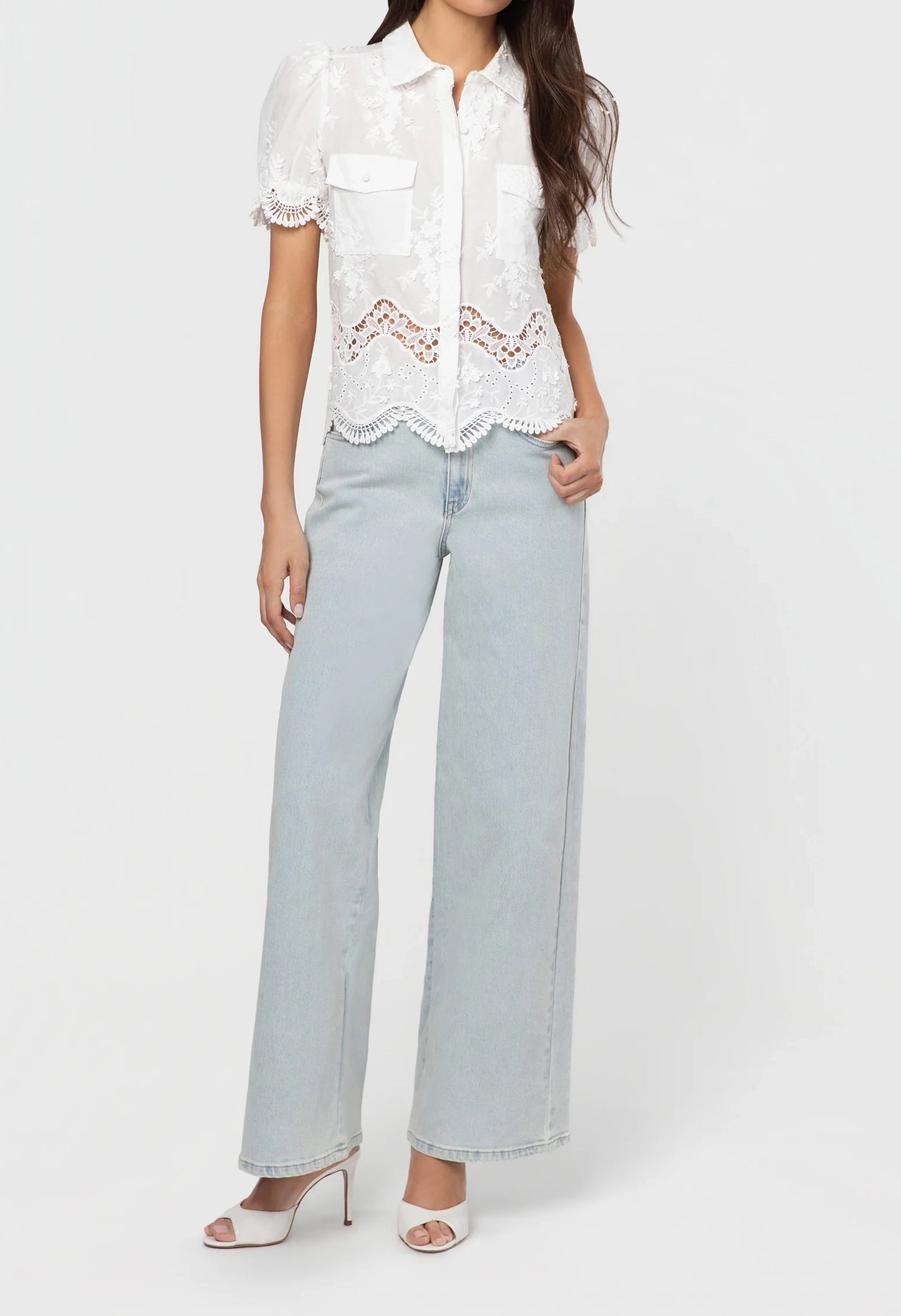 Mina 3D Voile Shirt