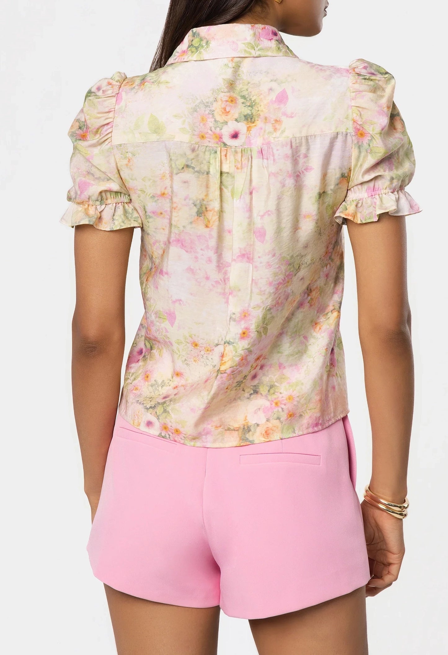 Mina Floral Voile Top