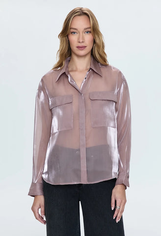 Miranda Sheer Organza Shirt