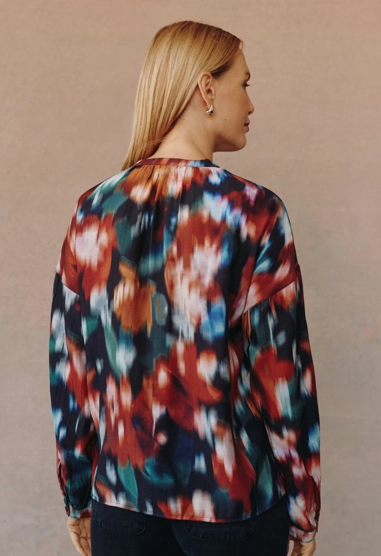 Mandarin Collar Button Down