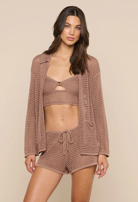 Mariana Pointelle Knit Shirt