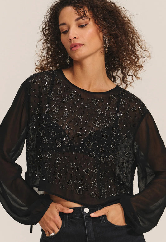 Marlowe Sequins Top