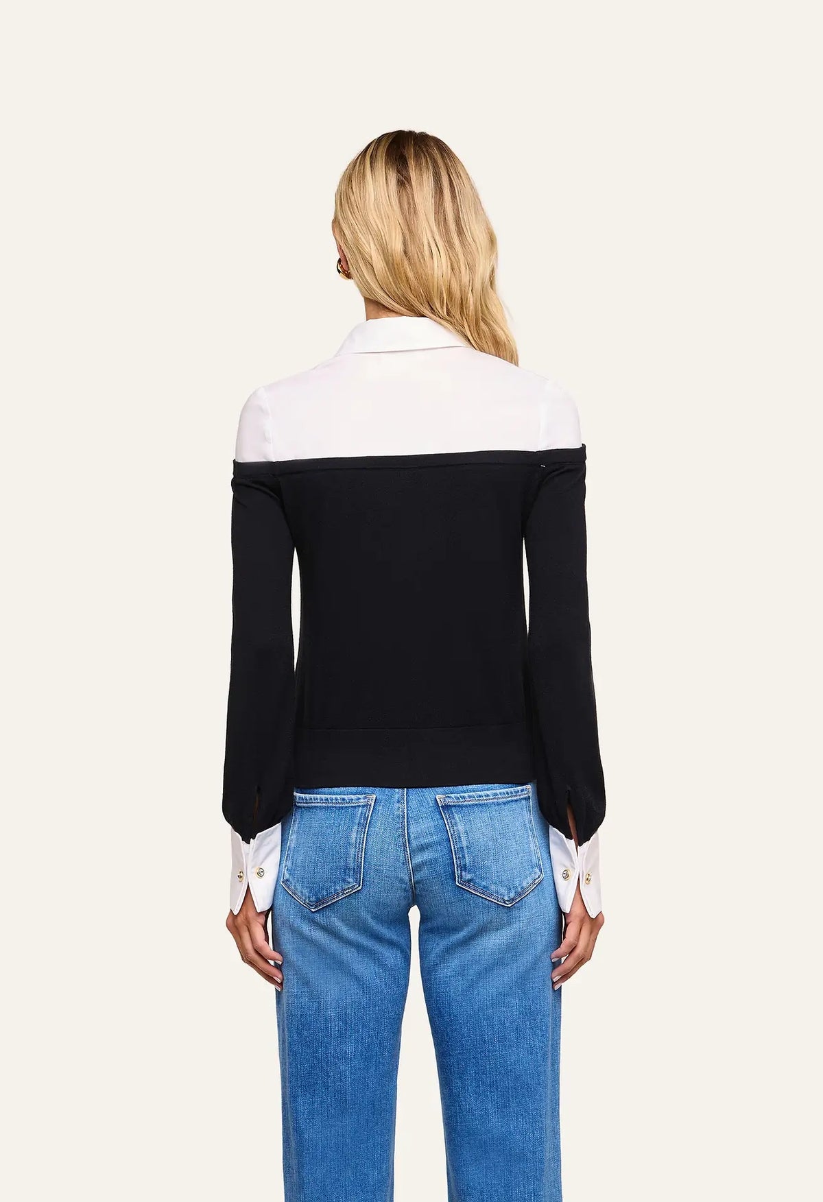 Mathilde Poplin Collar Pullover