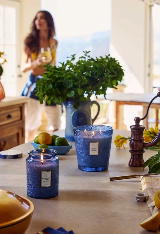 Mediterranean Lemon 18 oz Large Jar Candle