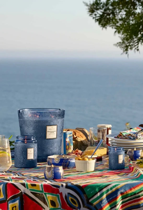 Mediterranean Lemon 3 Wick Tin Candle