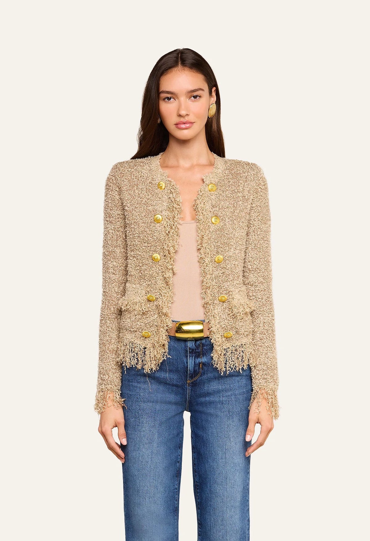Mireille Fringe Cardigan