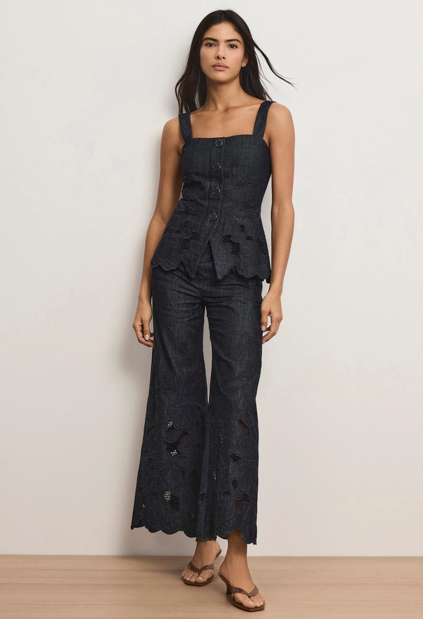 Mirielle Eyelet Tank Top