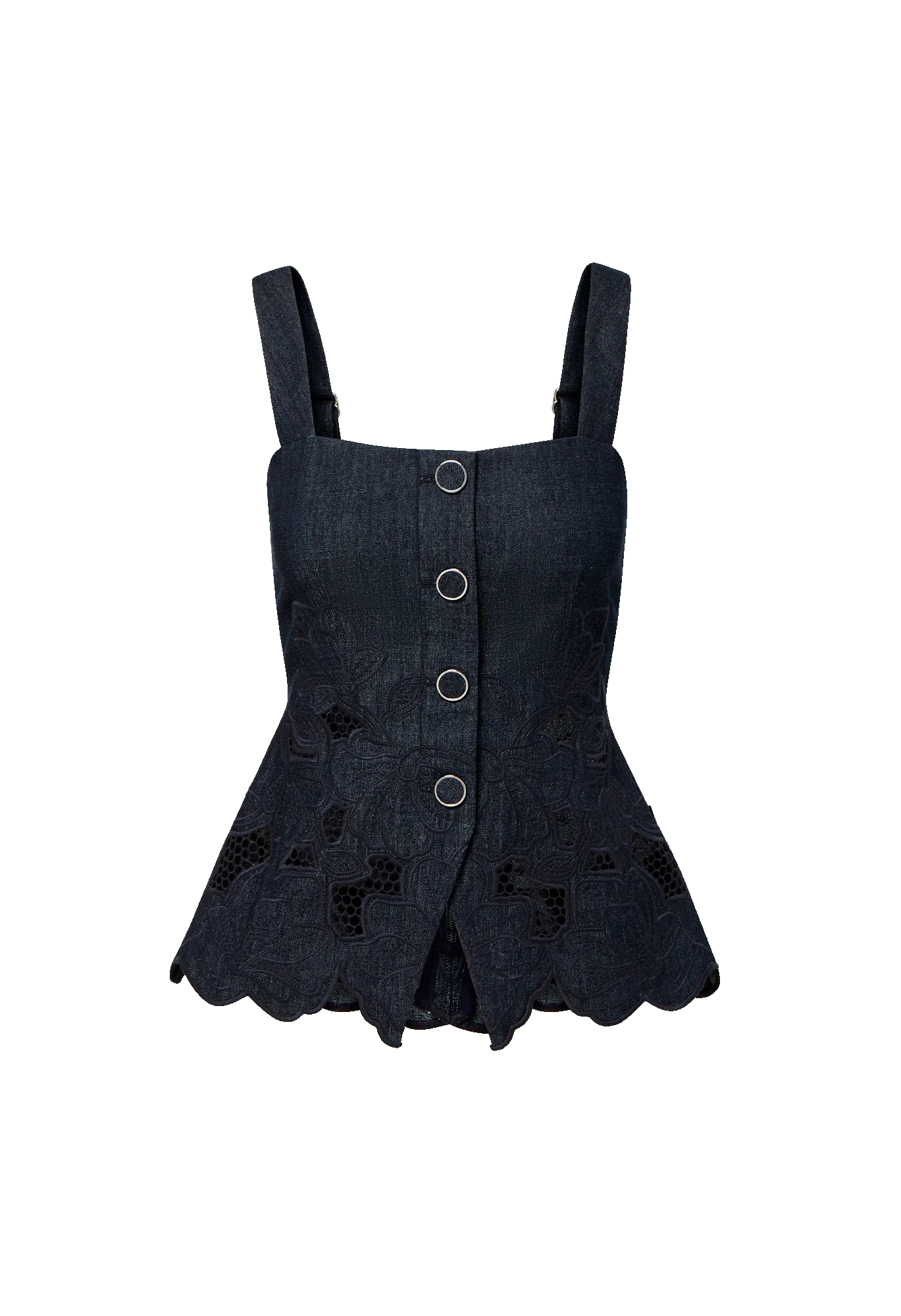 Mirielle Eyelet Tank Top