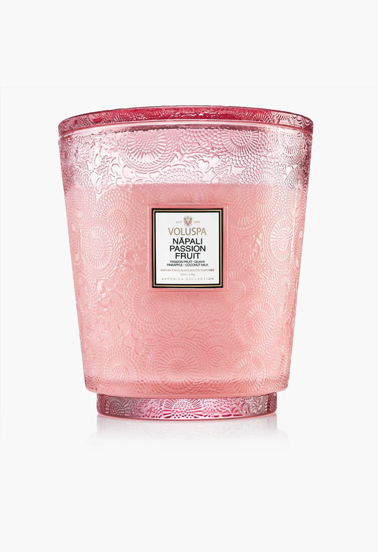 Nāpali Passion Fruit 5 Wick Hearth Candle