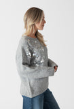 Opal Crewneck Sweater with Piette Sequins