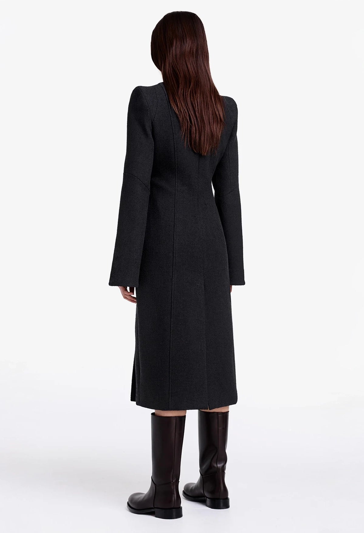 Pagoda Brando Trumpet Sleeve Coat