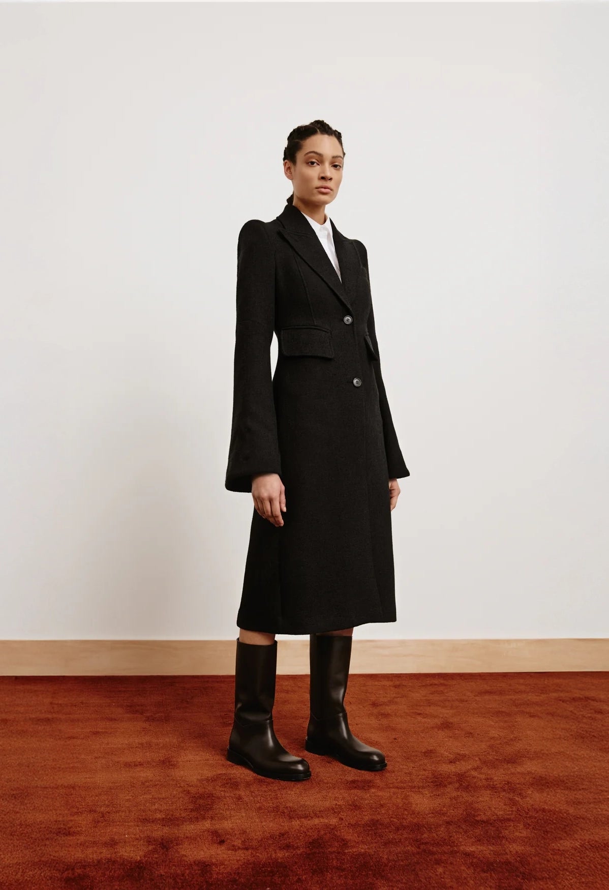 Pagoda Brando Trumpet Sleeve Coat