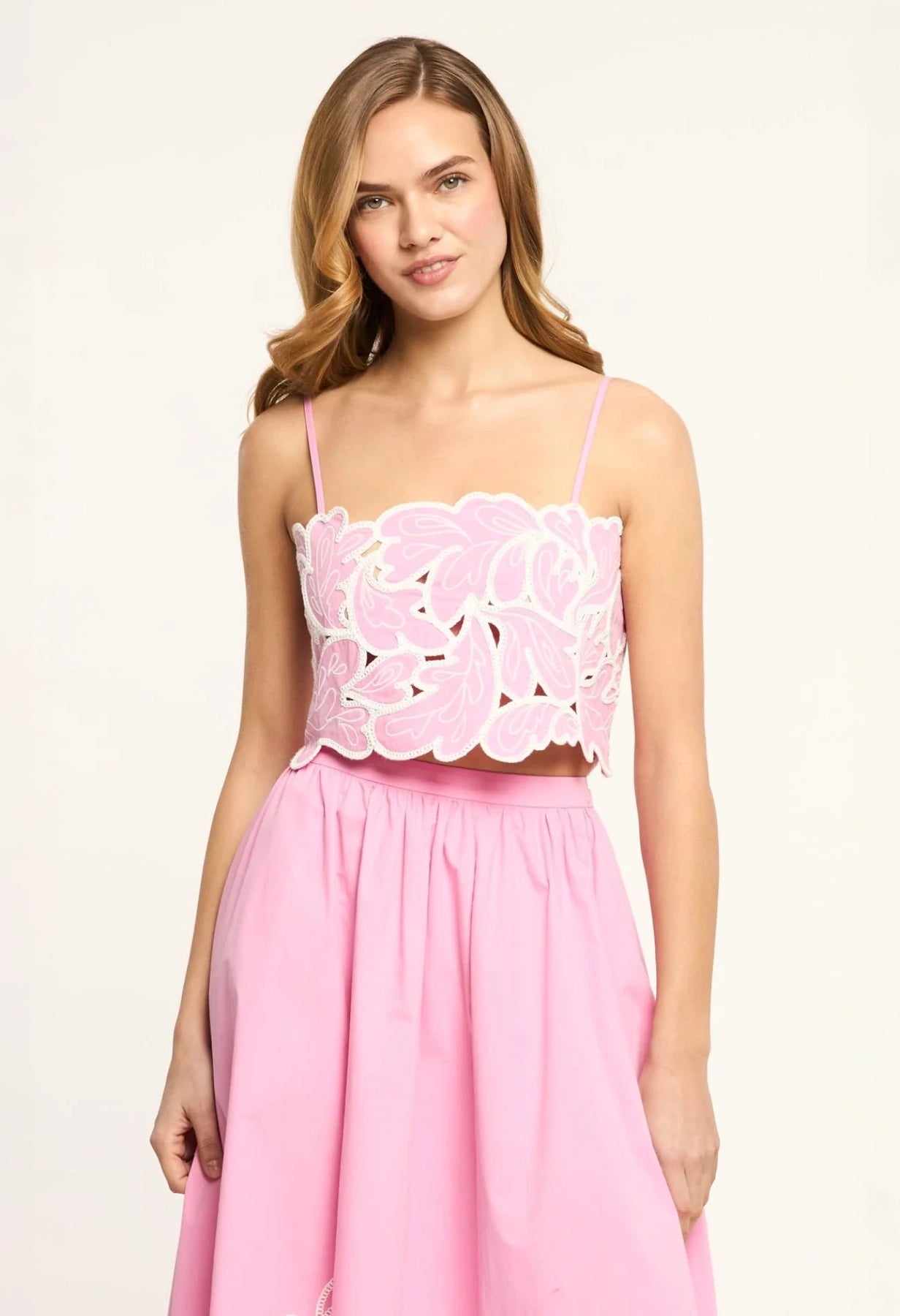 Paisley Bloom Embroidered Catarina Top