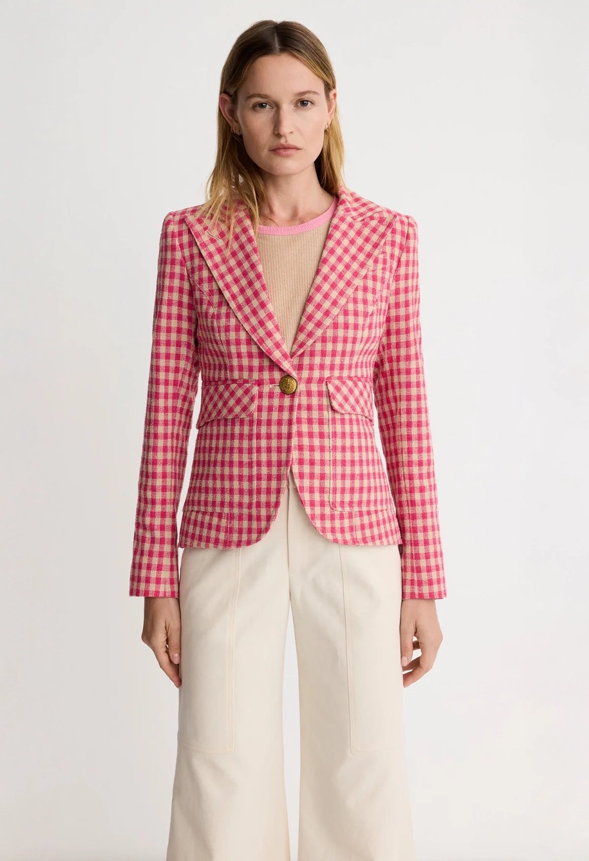 Patch Pocket One Button Blazer