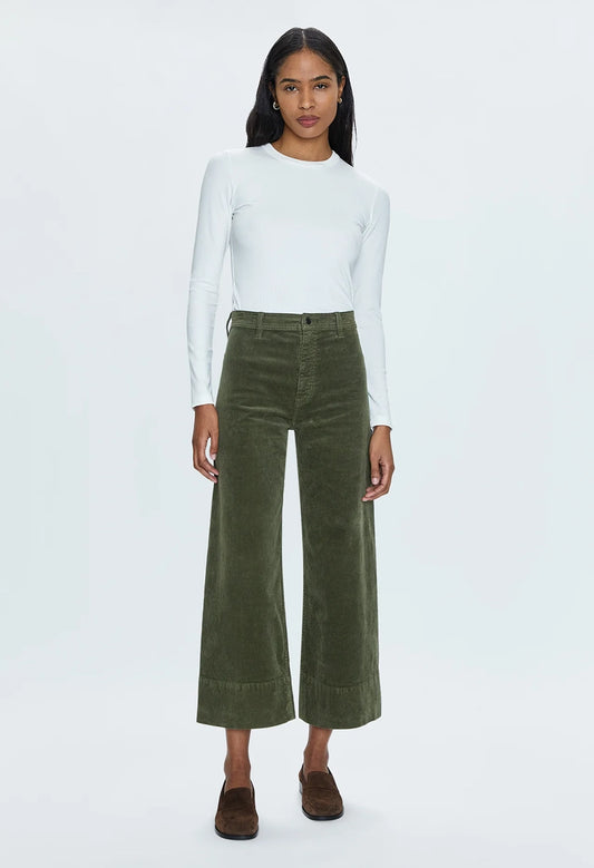 Penny Crop High Rise Wide Leg