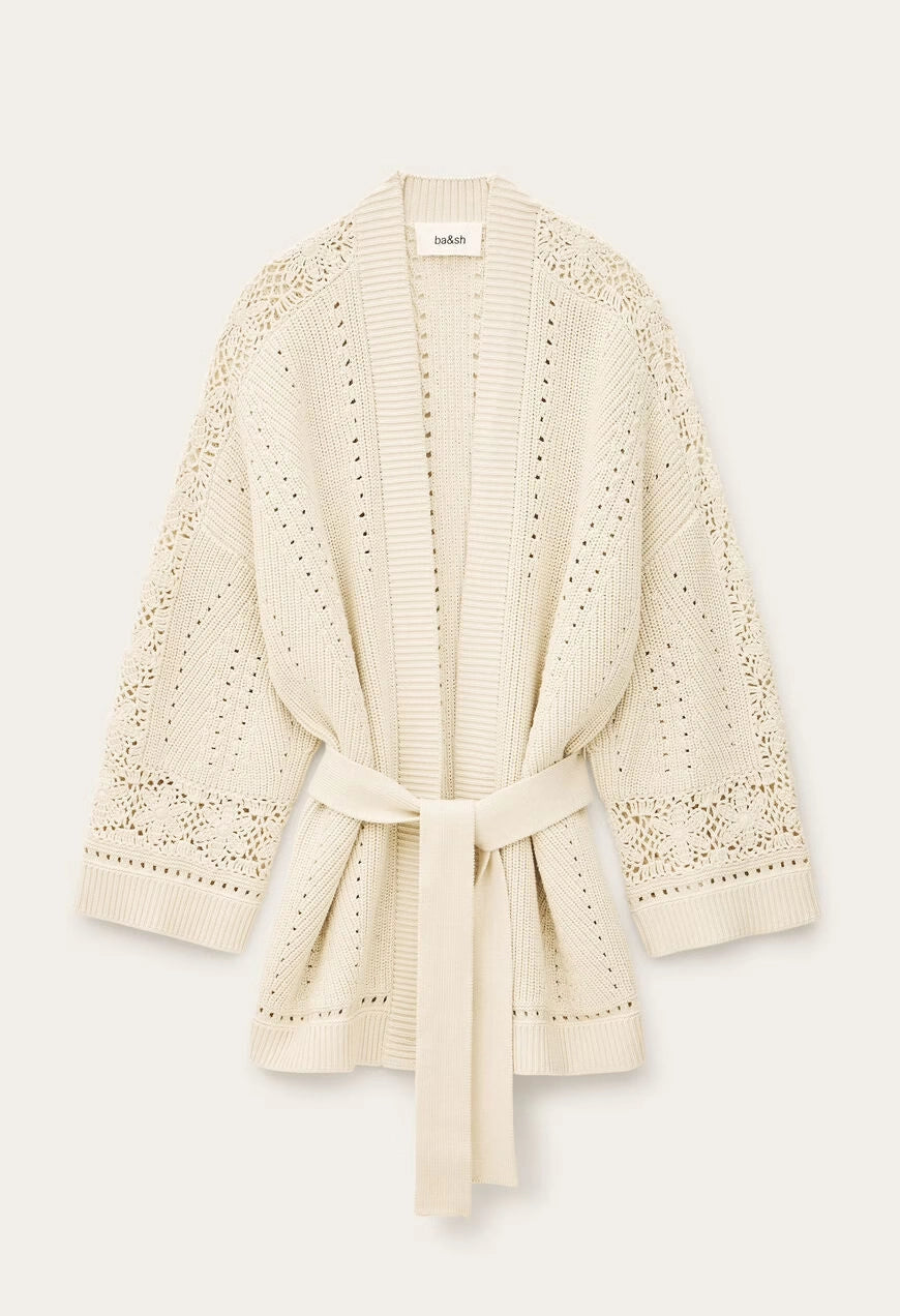 Perine Long Knit Cardigan