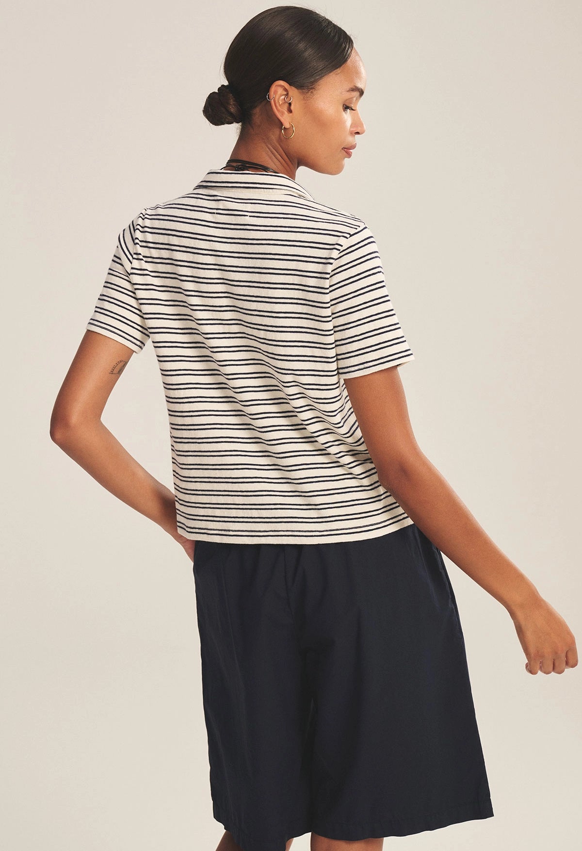 Perrin Yarn Dye Stripe Jersey Top