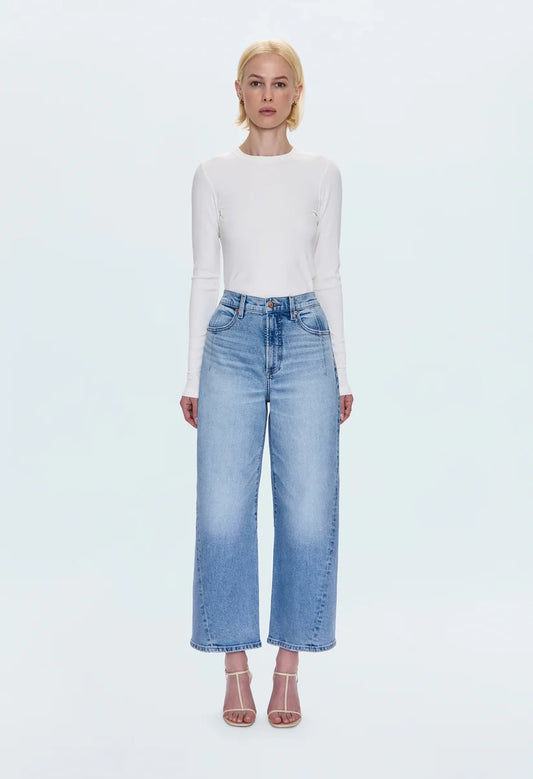 Kyra High Rise Bowed Ankle Pant