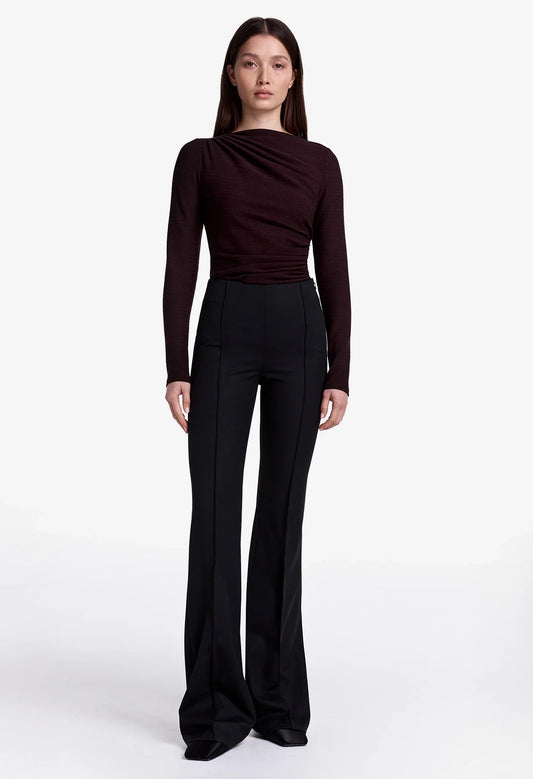 Pintuck Flare Pant