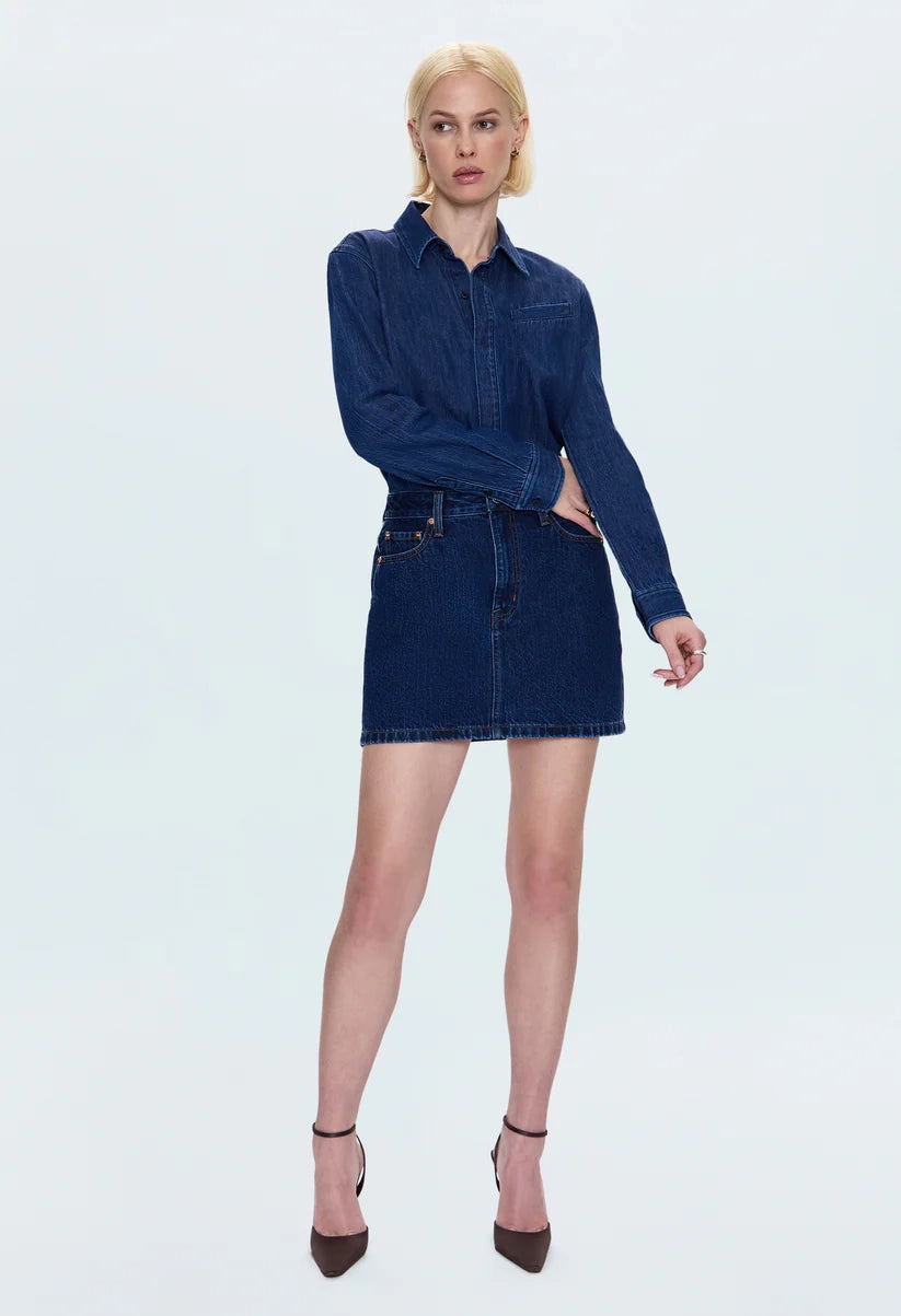 Pixie Mix Media Mini Dress