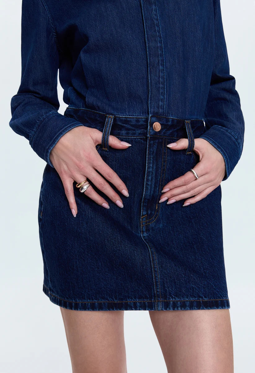 Pixie Mix Media Mini Dress