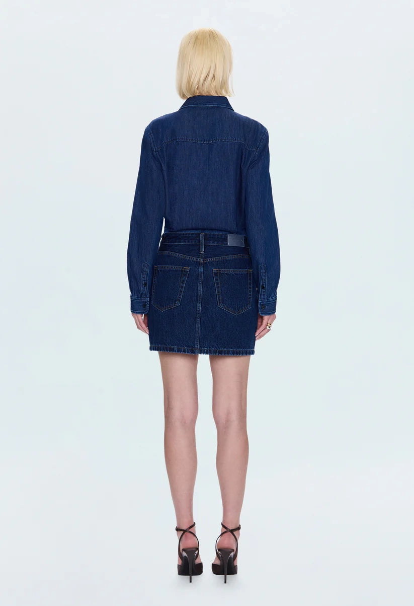 Pixie Mix Media Mini Dress