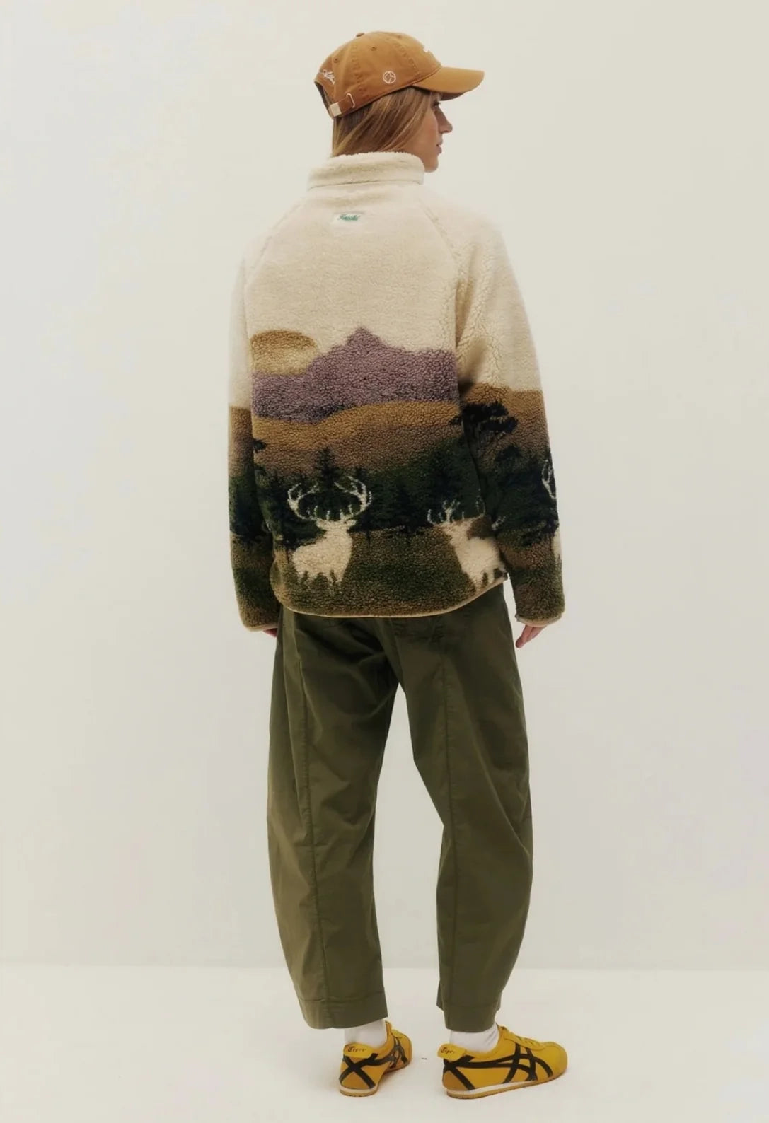 Printed Sherpa Jacket
