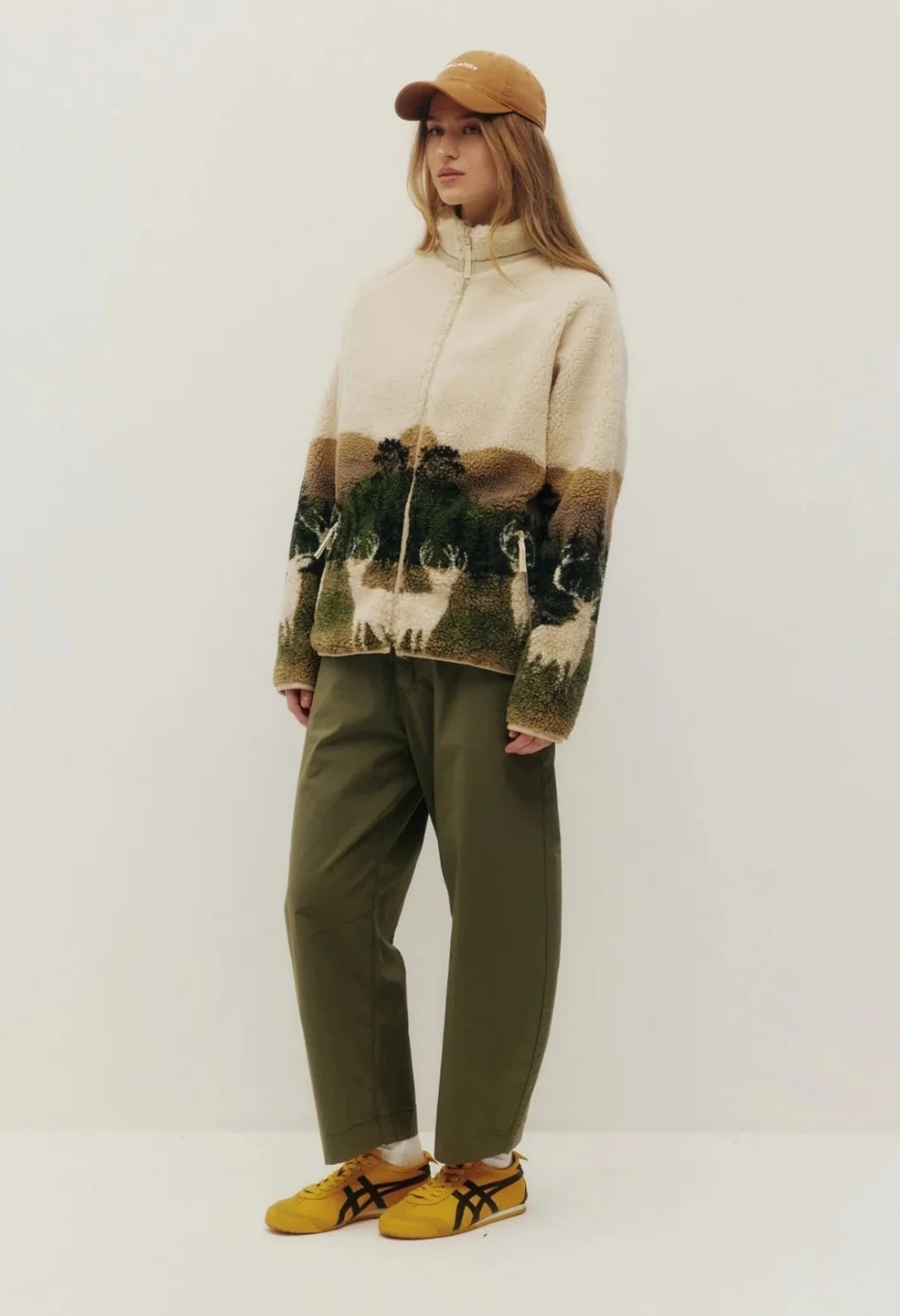 Printed Sherpa Jacket