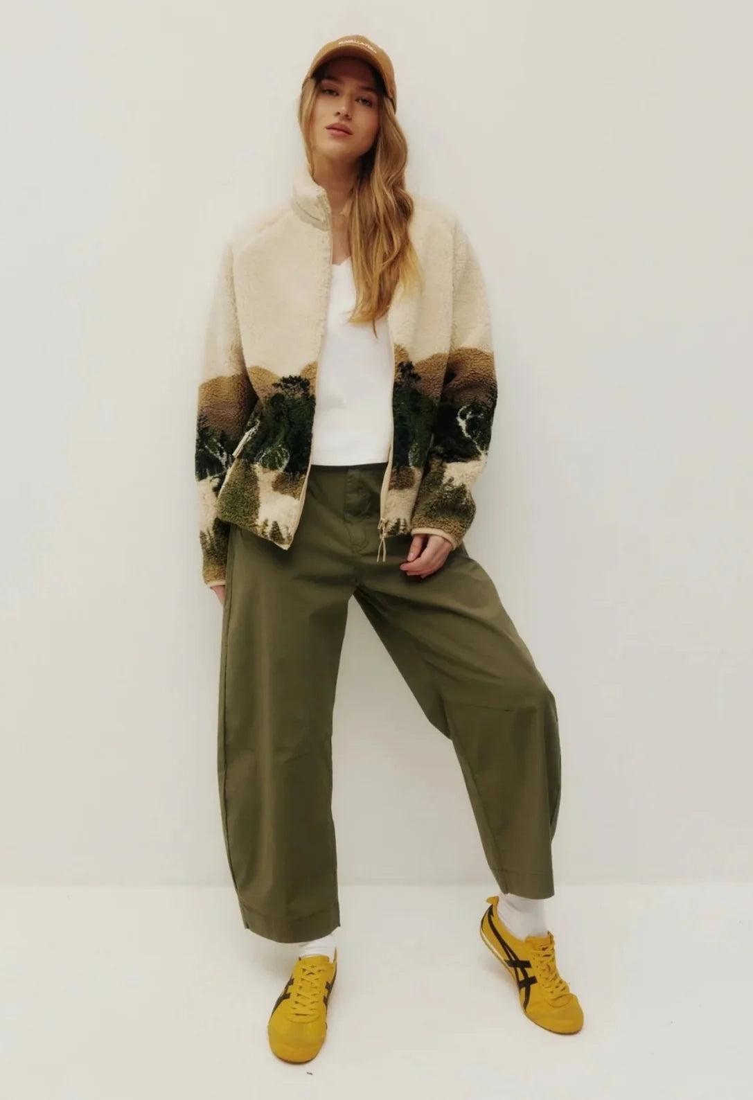 Printed Sherpa Jacket
